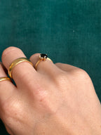 Star Sapphire Diamond Band