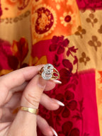 Diamond E Ring