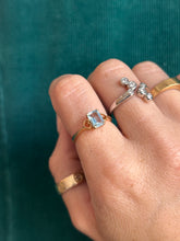 Load image into Gallery viewer, Aquamarine Heart Ring
