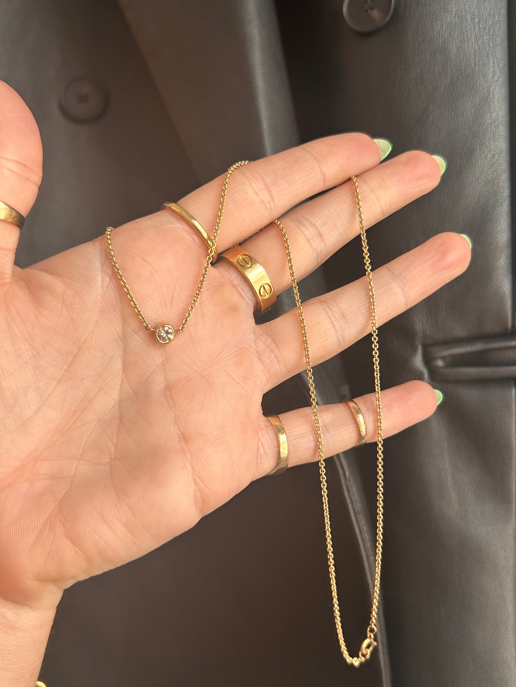 Diamond Bezel Chain