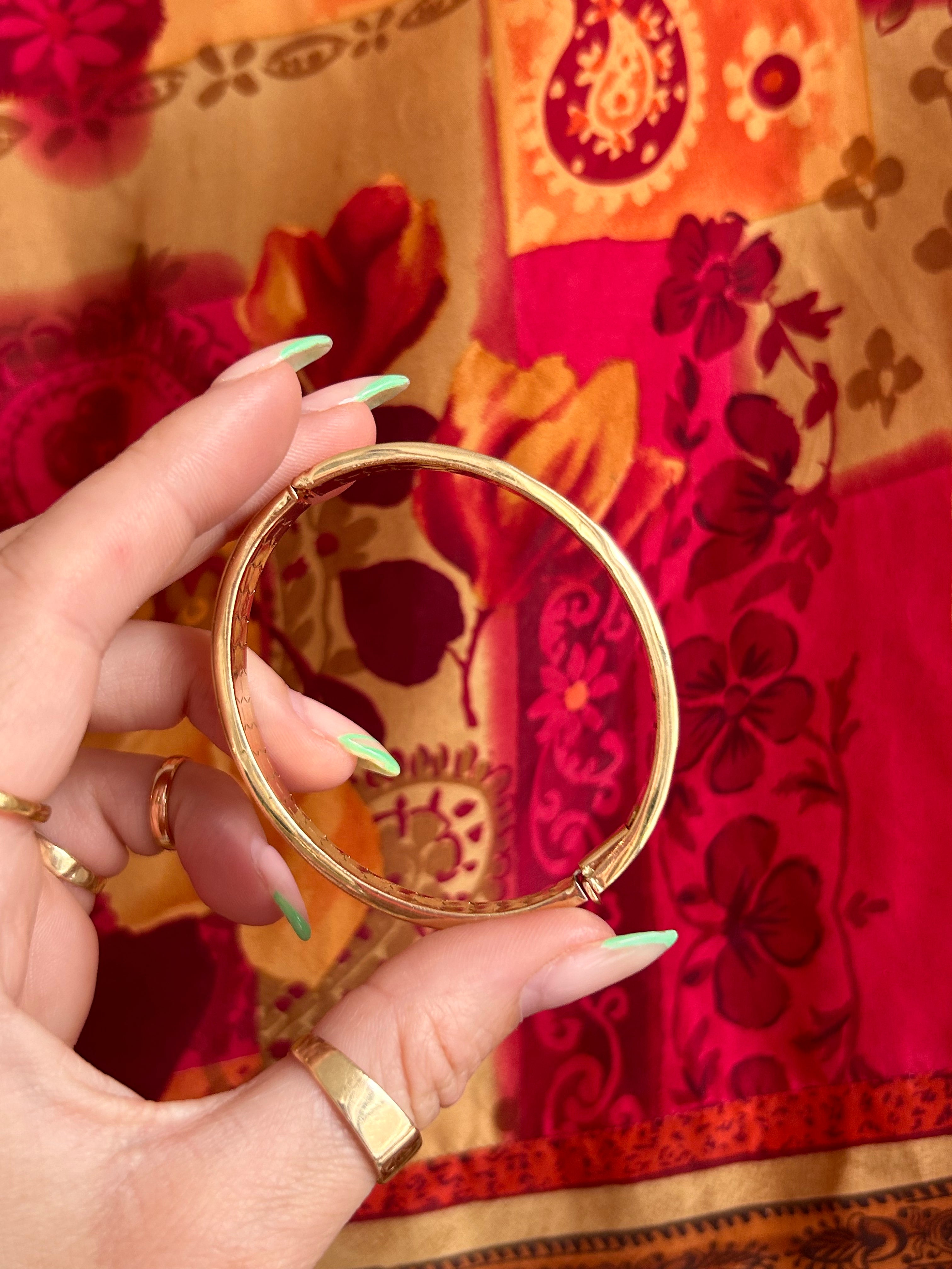 Honeycomb Turquoise Bangle