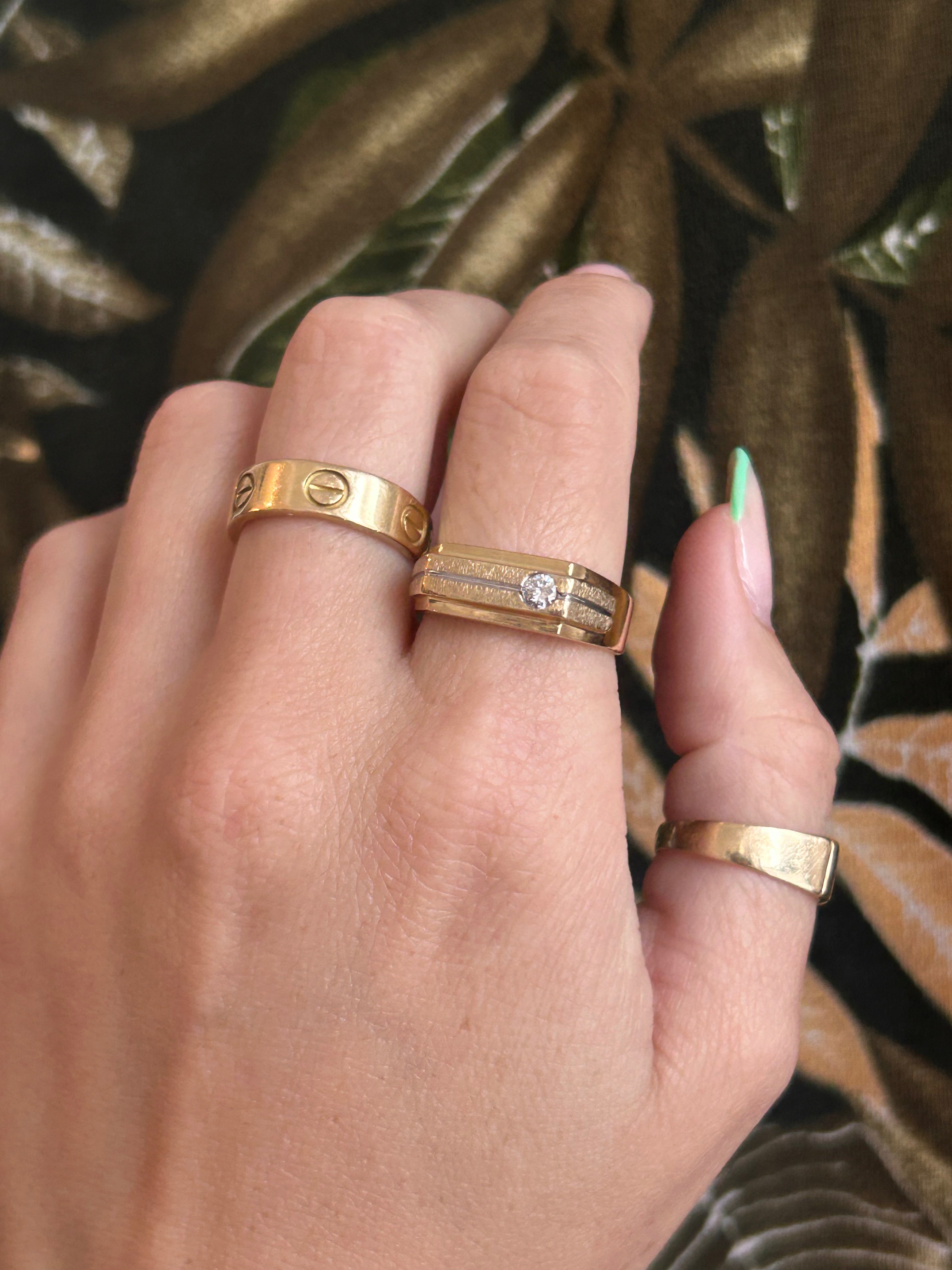 Diamond Square Ring