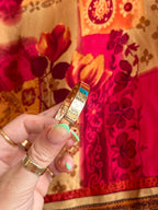 Honeycomb Turquoise Bangle