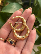 Load image into Gallery viewer, Bamboo Hoops

