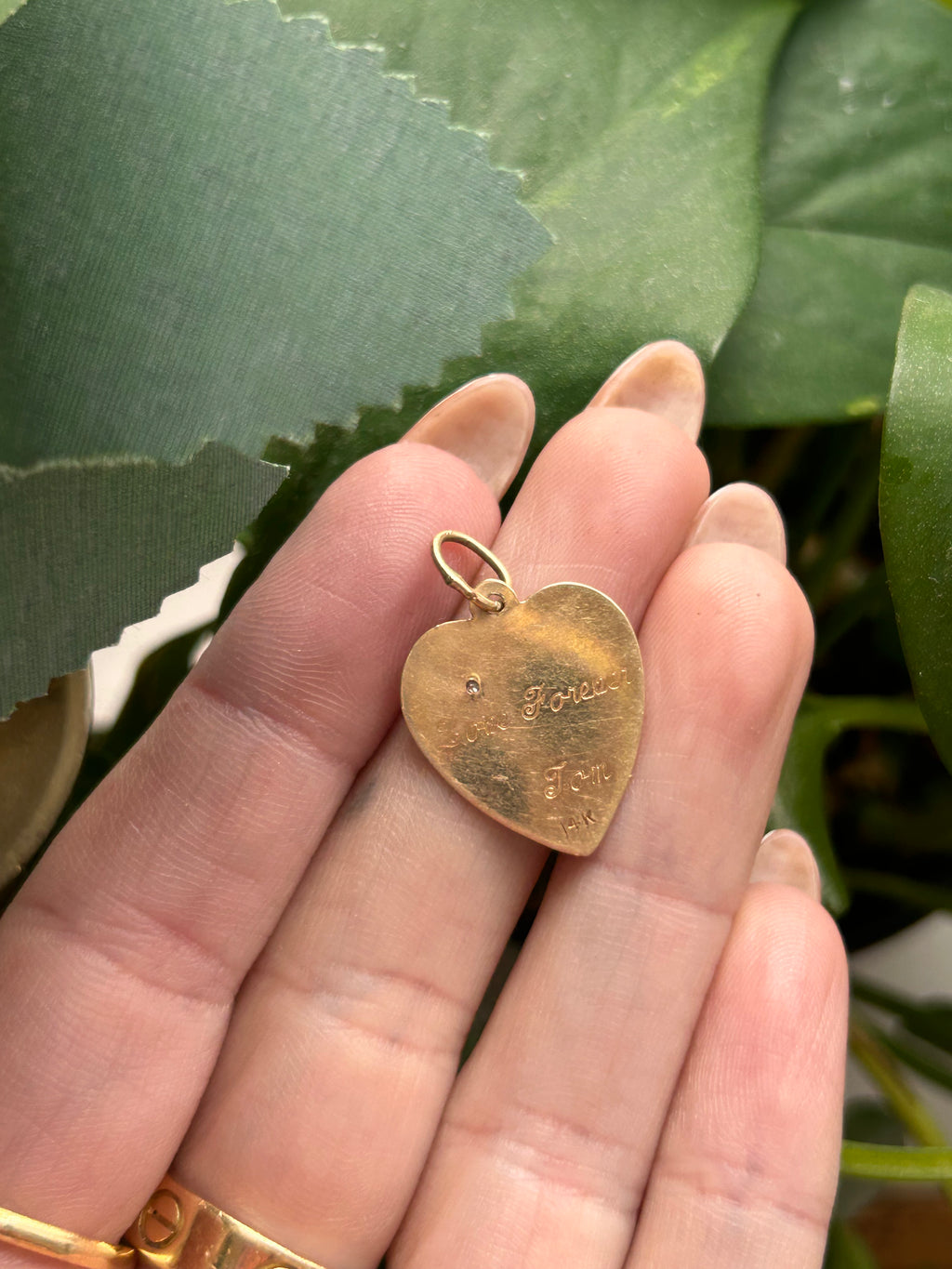 Starburst Heart Charm