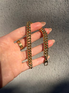 Puffy Woven Curb Bracelet
