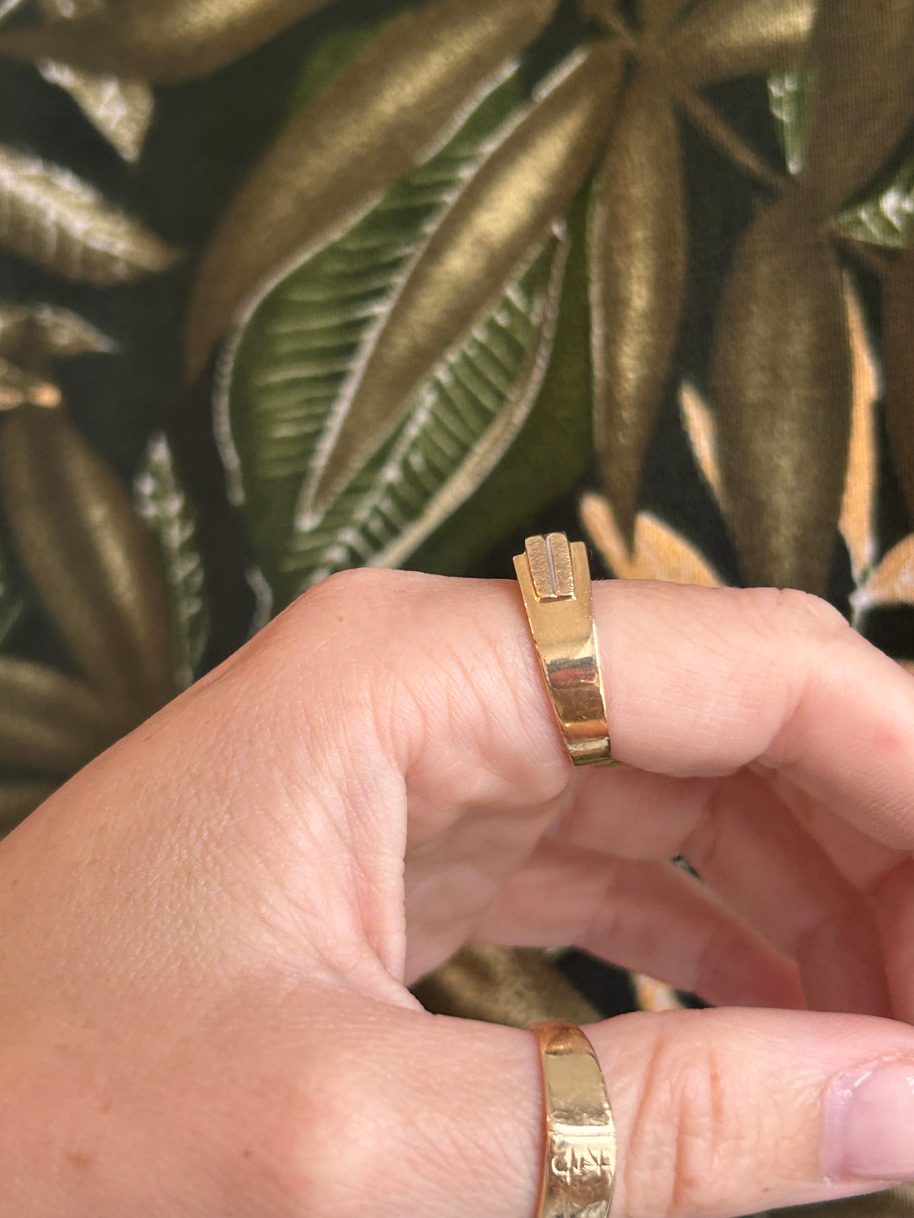 Diamond Square Ring