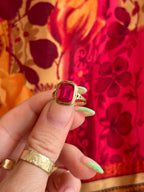 Spinel Fuchsia Antique Ring