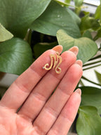 Cursive M charm