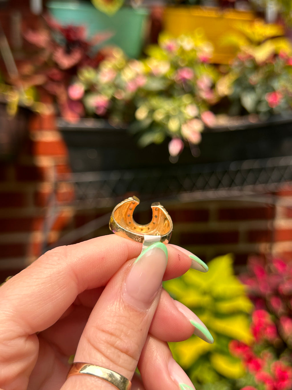 Diamond Horseshoe Ring