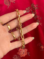 Chunky Puffy Biker Bracelet