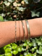 Striped Snap Bangle