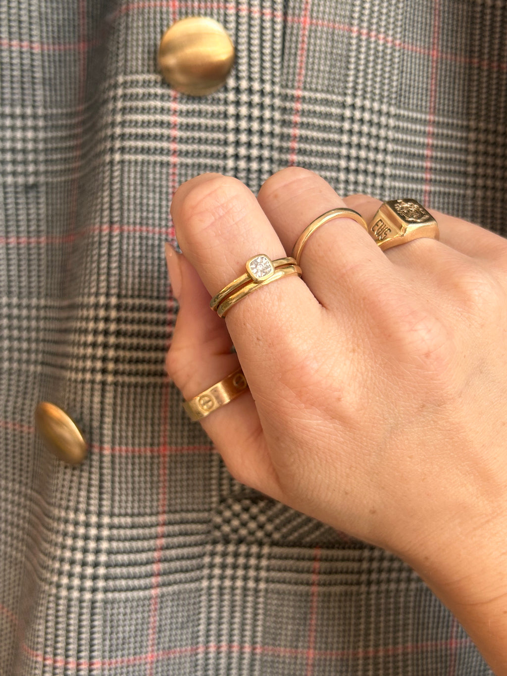 Diamond Burst Ring