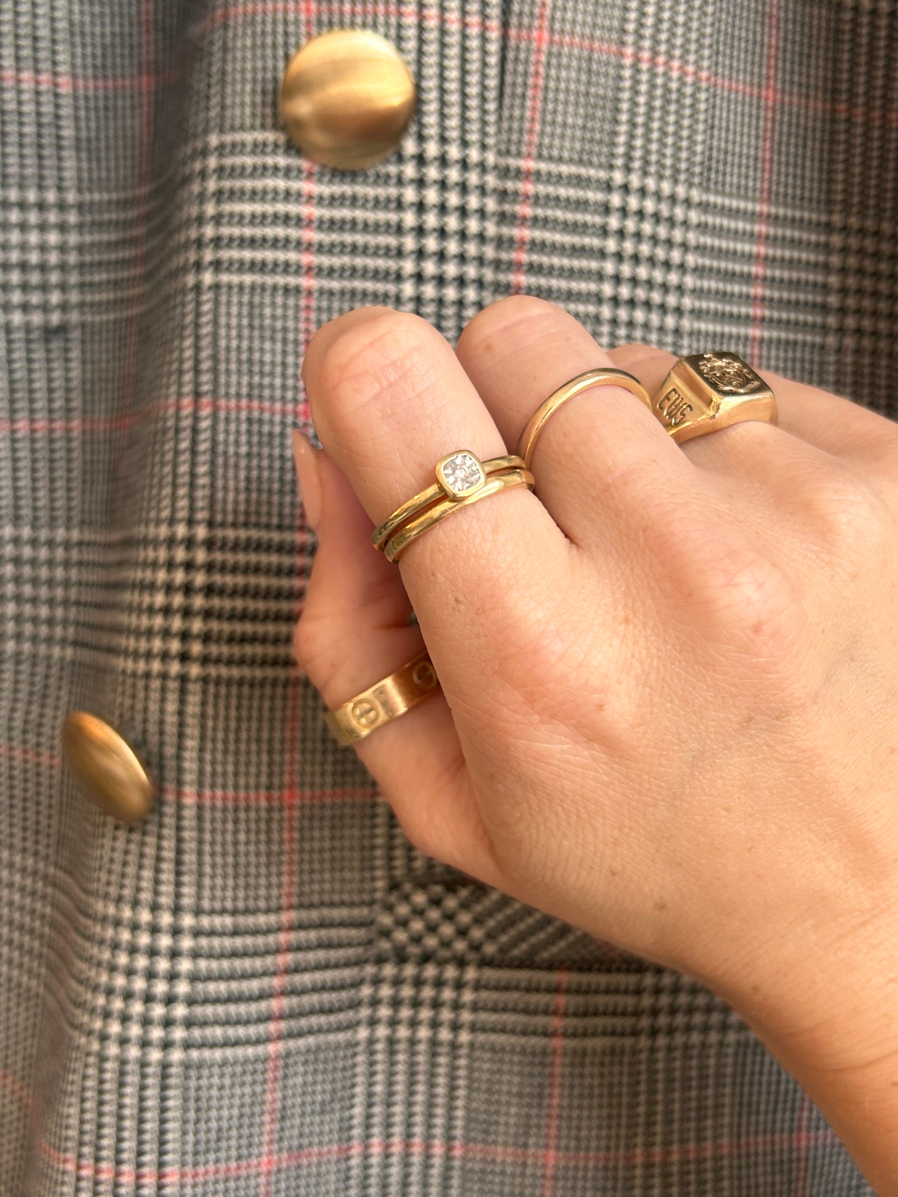 Diamond Burst Ring