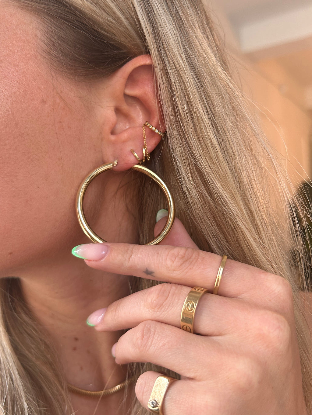 Chunky Diva Hoops