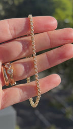 14k Diamond Tennis Bracelet