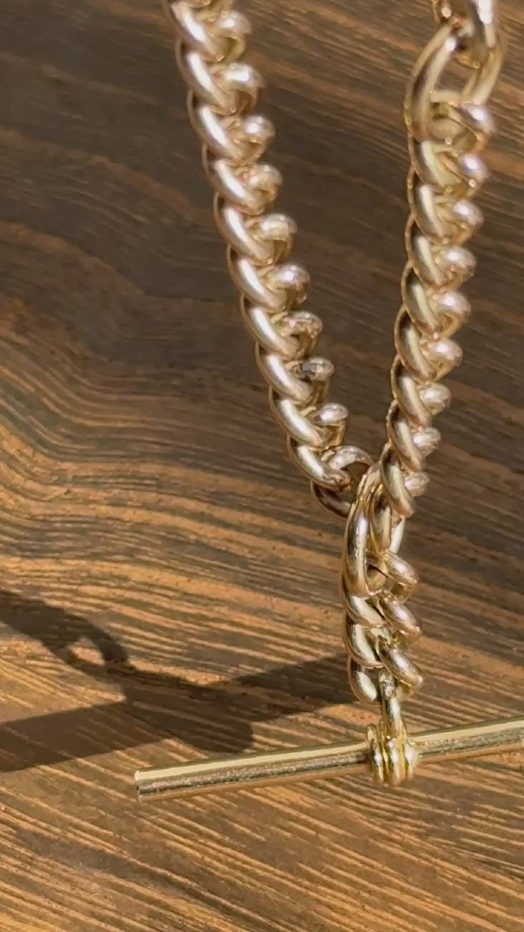 10k 28” Antique Albert Watch Chain