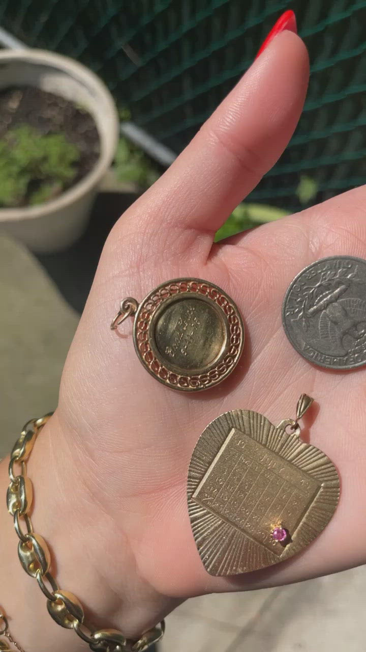 Vintage Good Luck Pendant