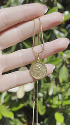 Vintage st. Christopher pendant