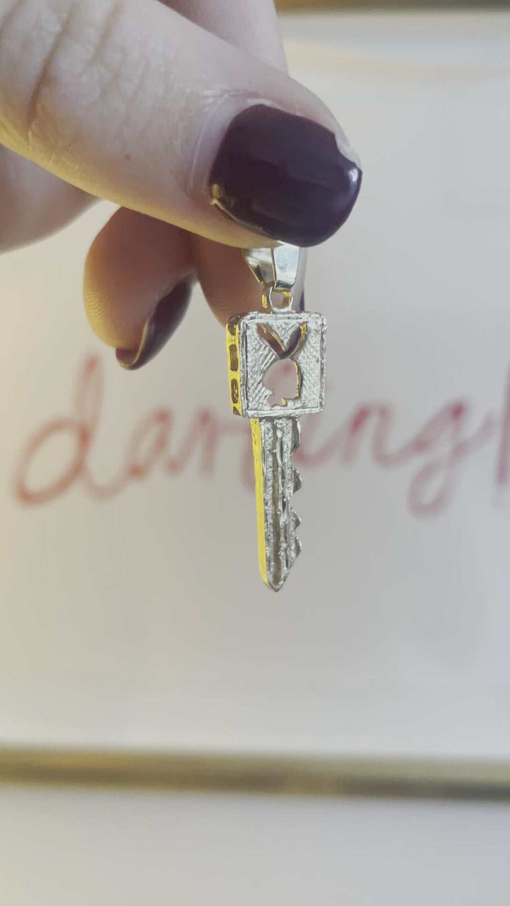 Vintage Michael Anthony Playboy Bunny Key Charm