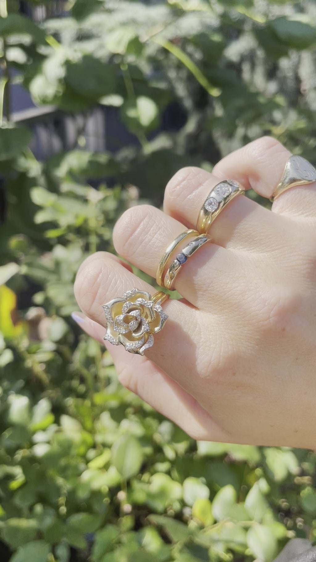 Diamond Rose Ring