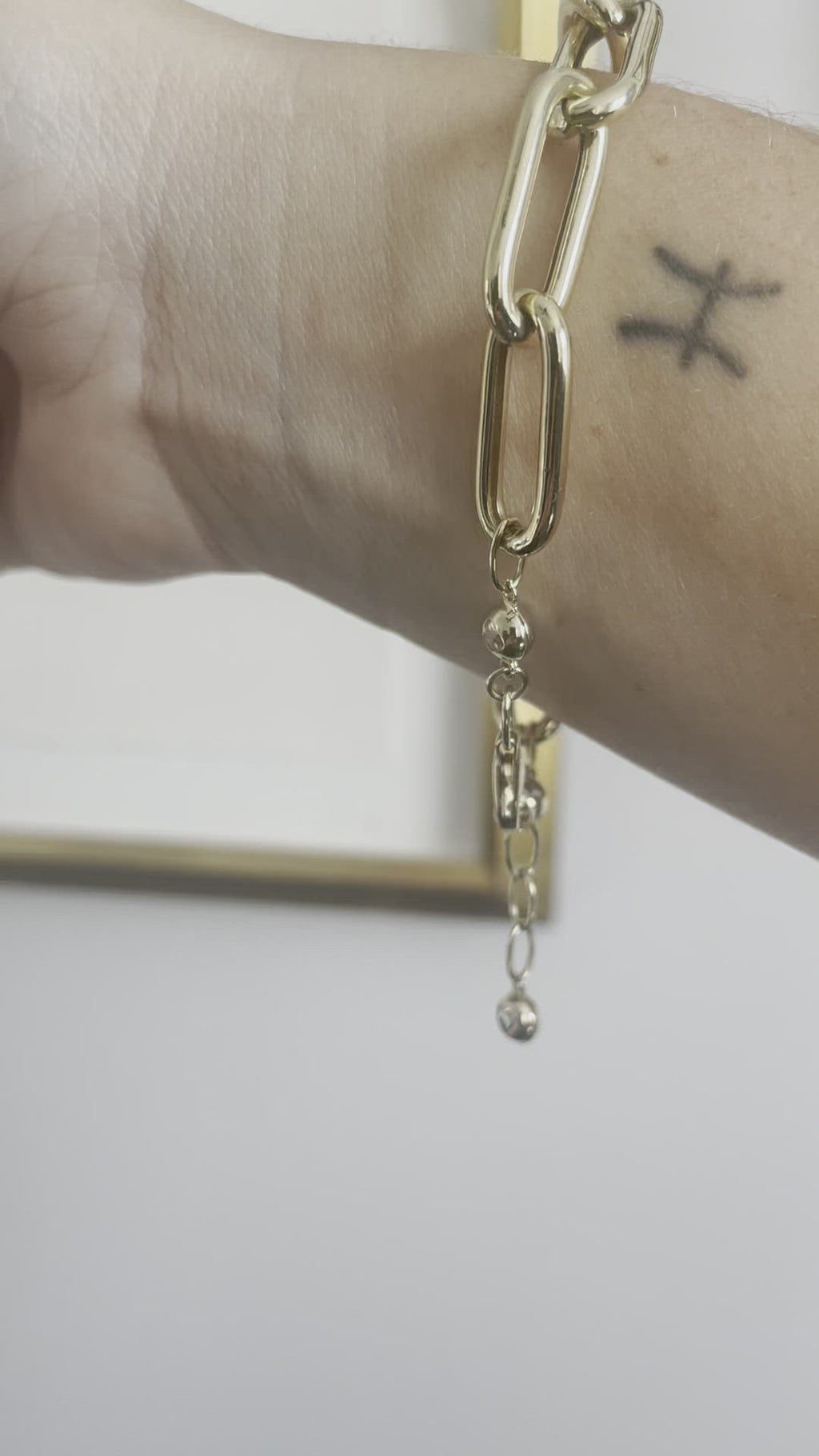 Chunky Paperclip Bracelet