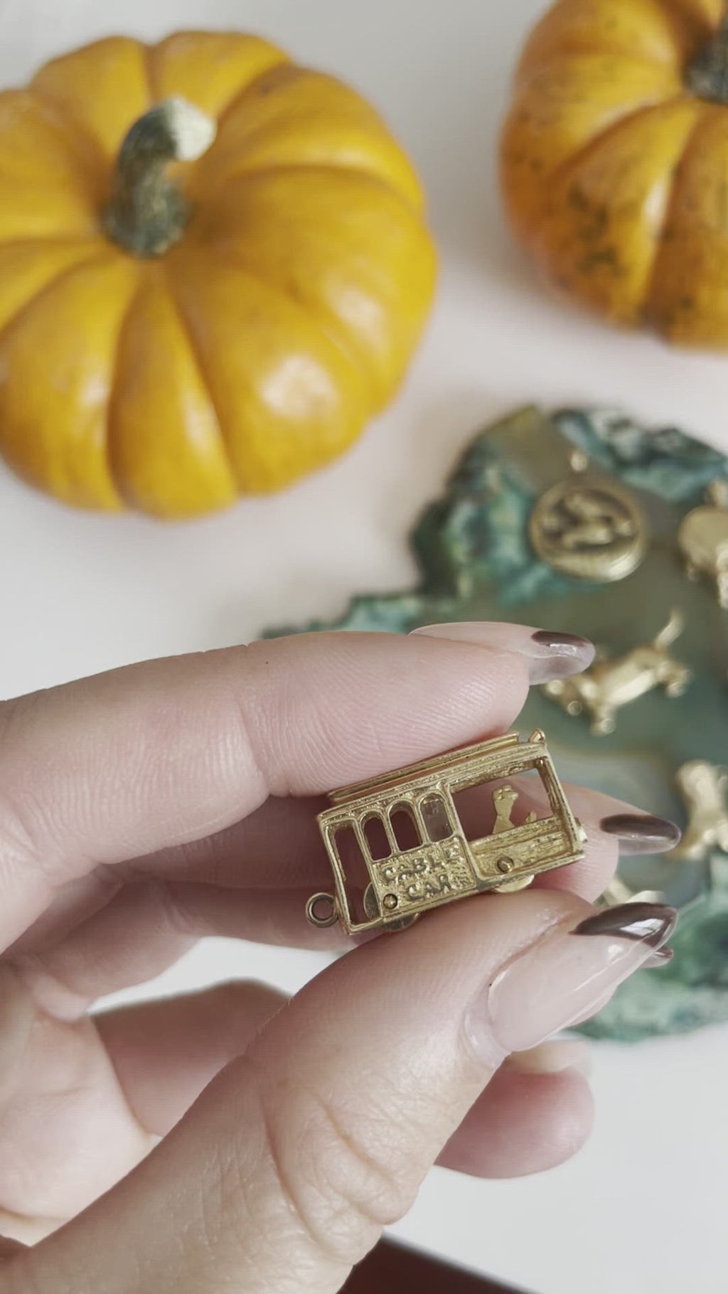 Vintage SF Cable Car Charm