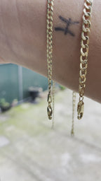 Flat Curb Chain Bracelet