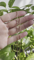 Diamond Cut Vintage Rope Chain