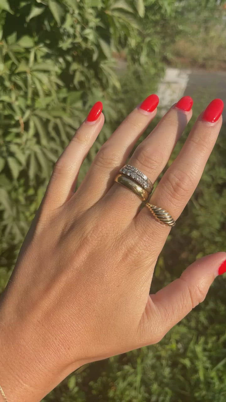 Vintage Diamond Stacker Ring