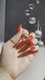 Vintage Croissant Ring