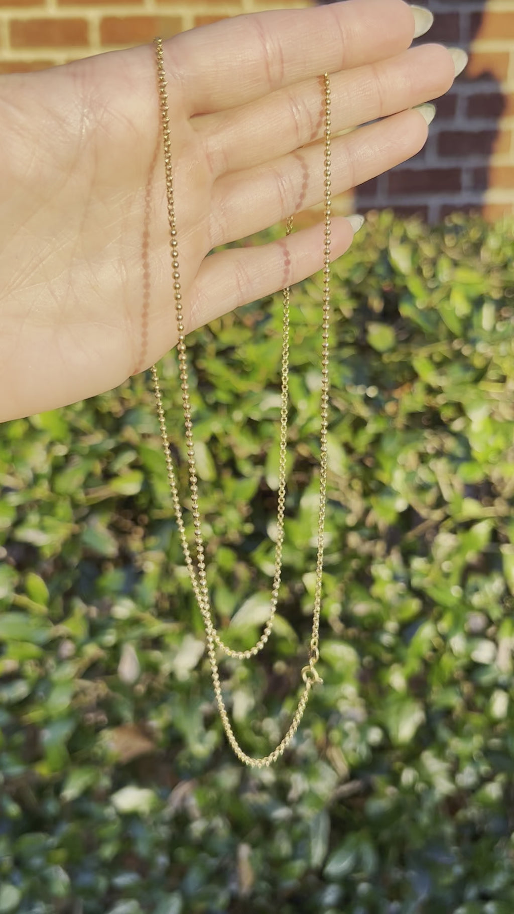 Ball/Rolo Hybrid Chain