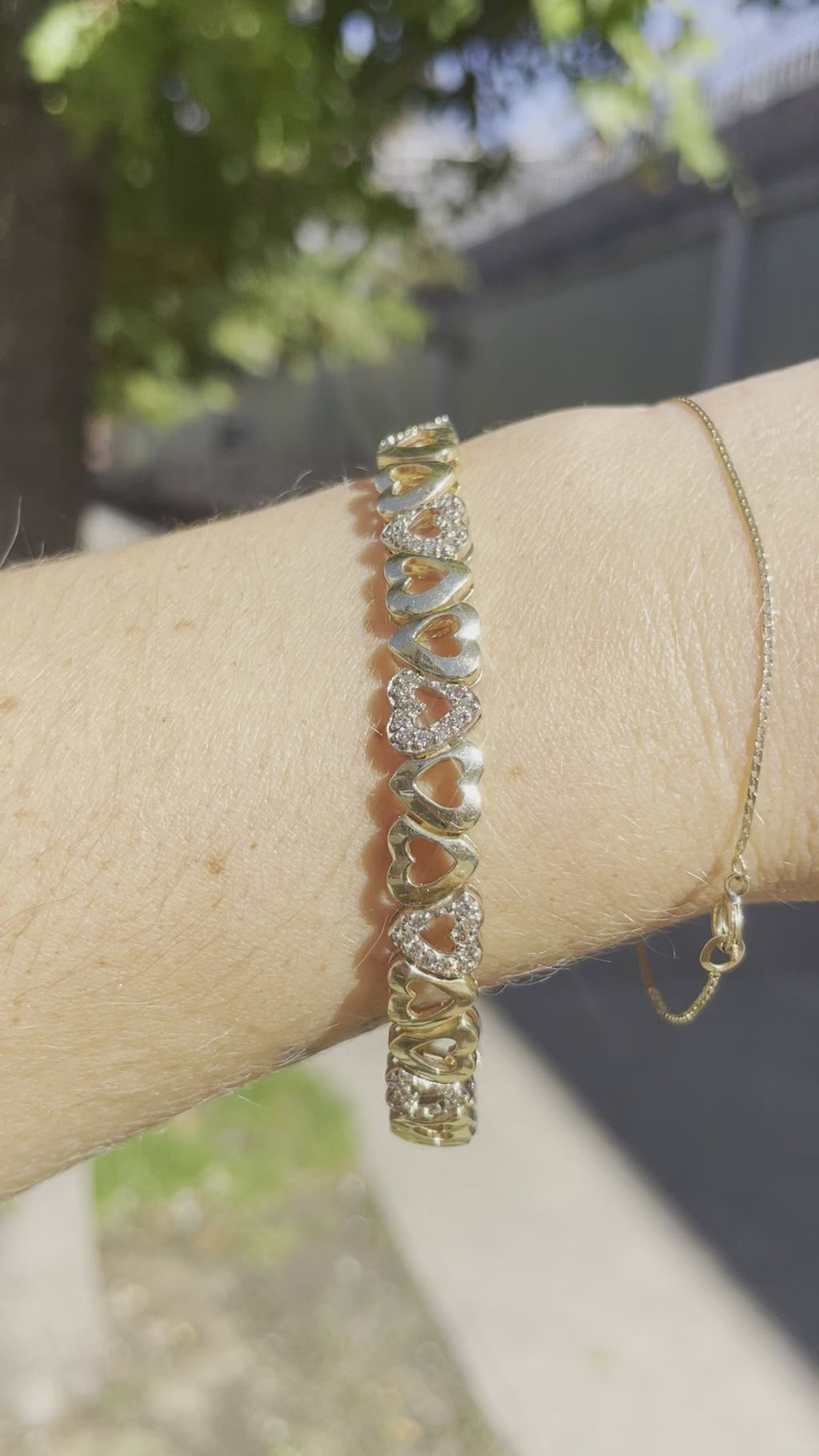 Heart Diamond Bracelet