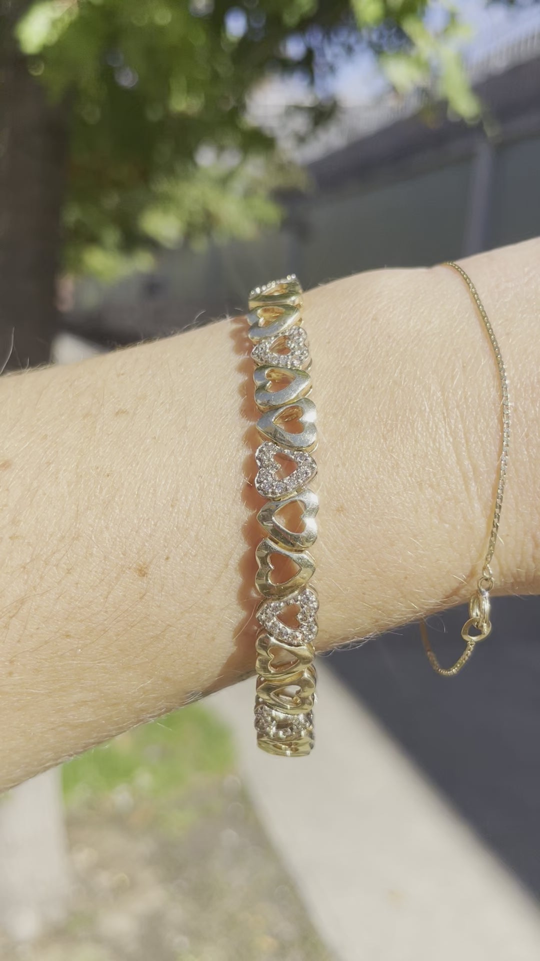 Heart Diamond Bracelet