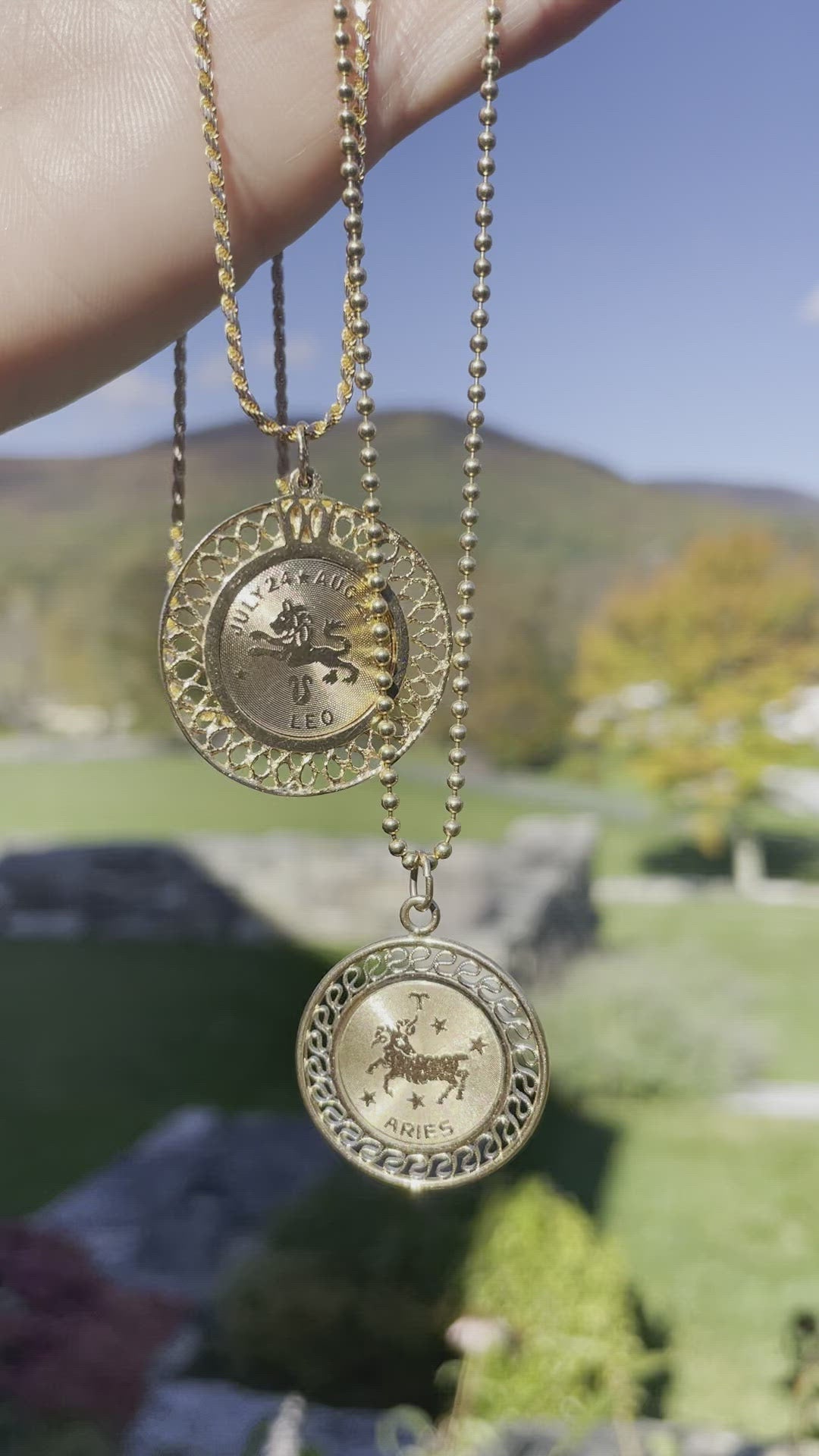 Vintage Leo Mega Charm