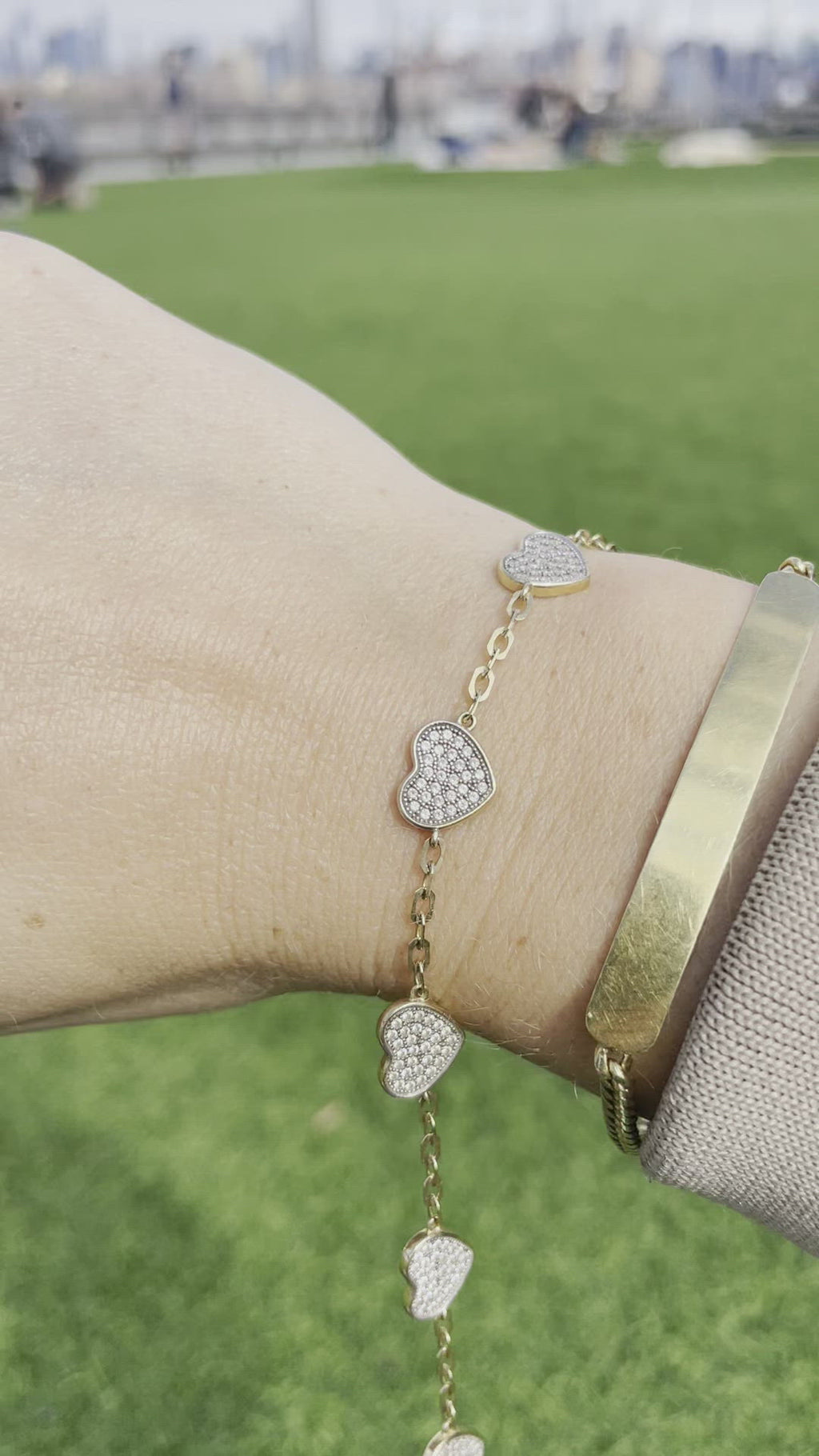 Diamond Heart Bracelet