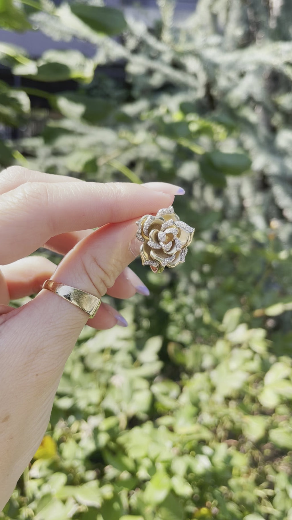 Diamond Rose Ring