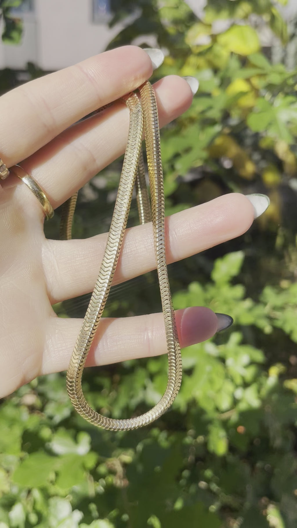 Vintage Square Snake Chain