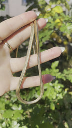 Vintage Square Snake Chain