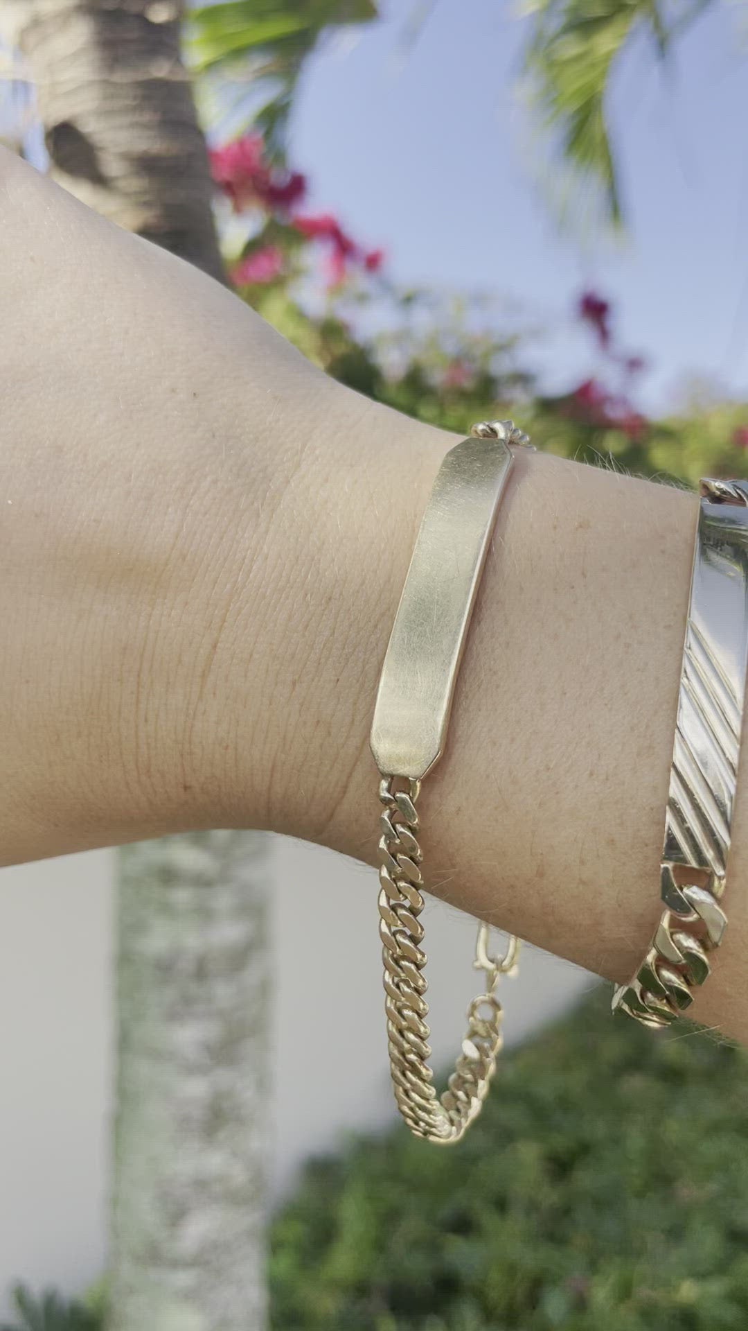 Vintage ID Curb Bracelet