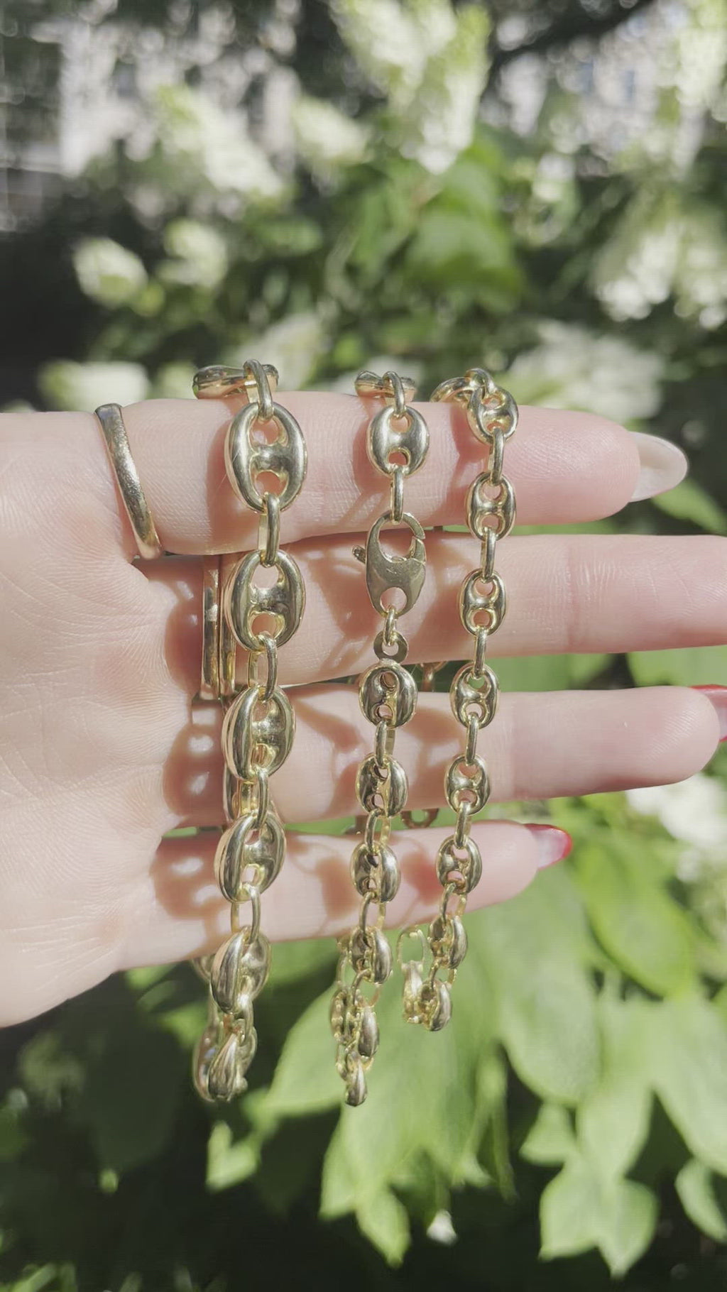 Large Gucci Link Bracelet