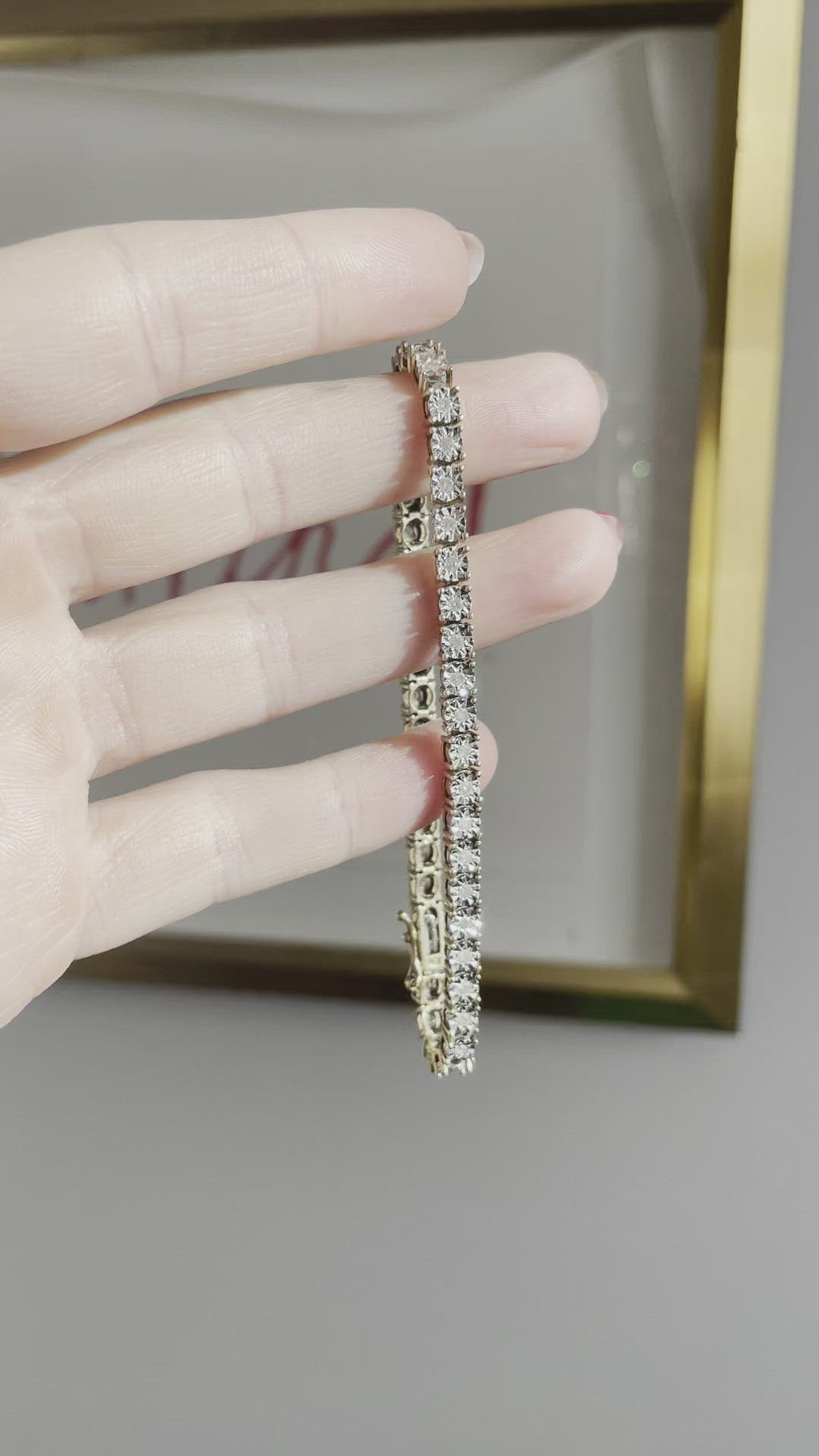Vintage Diamond Tennis Bracelet