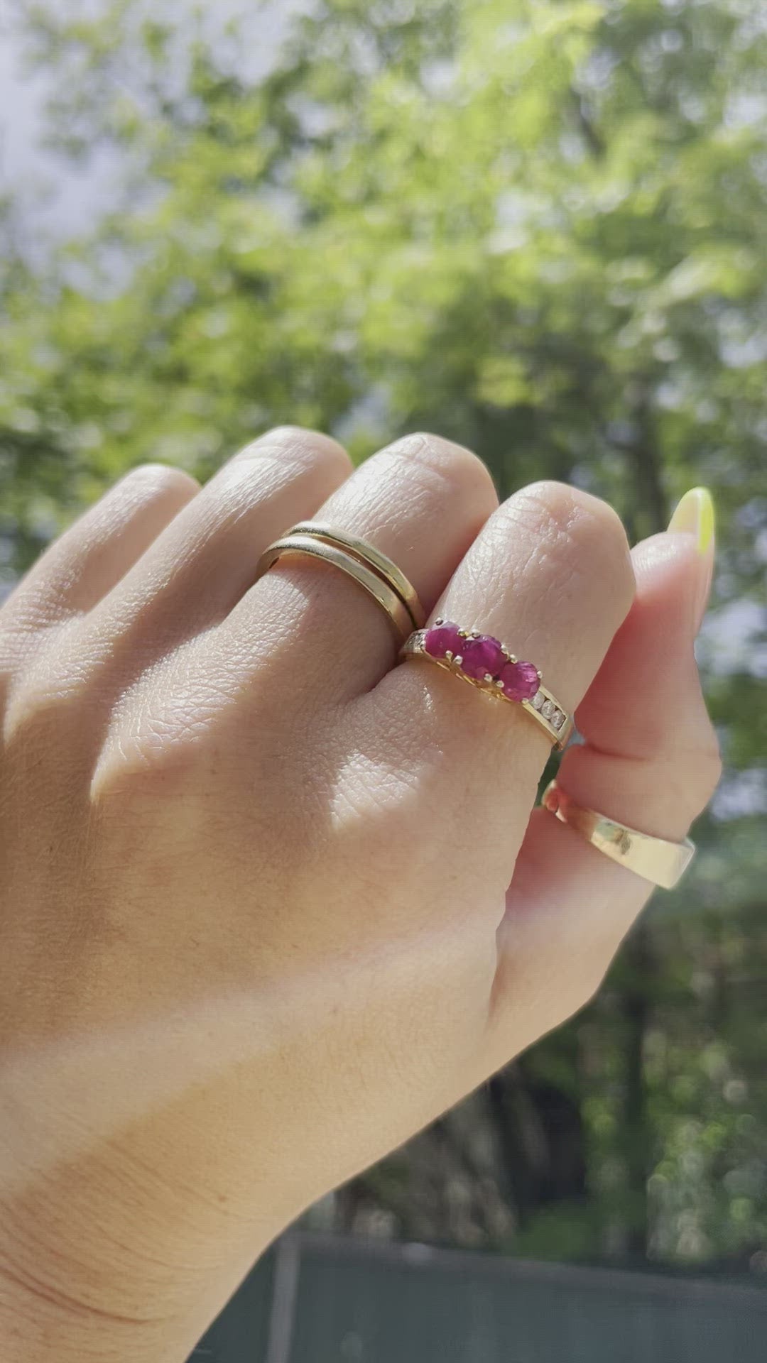 Vintage Ruby Ring