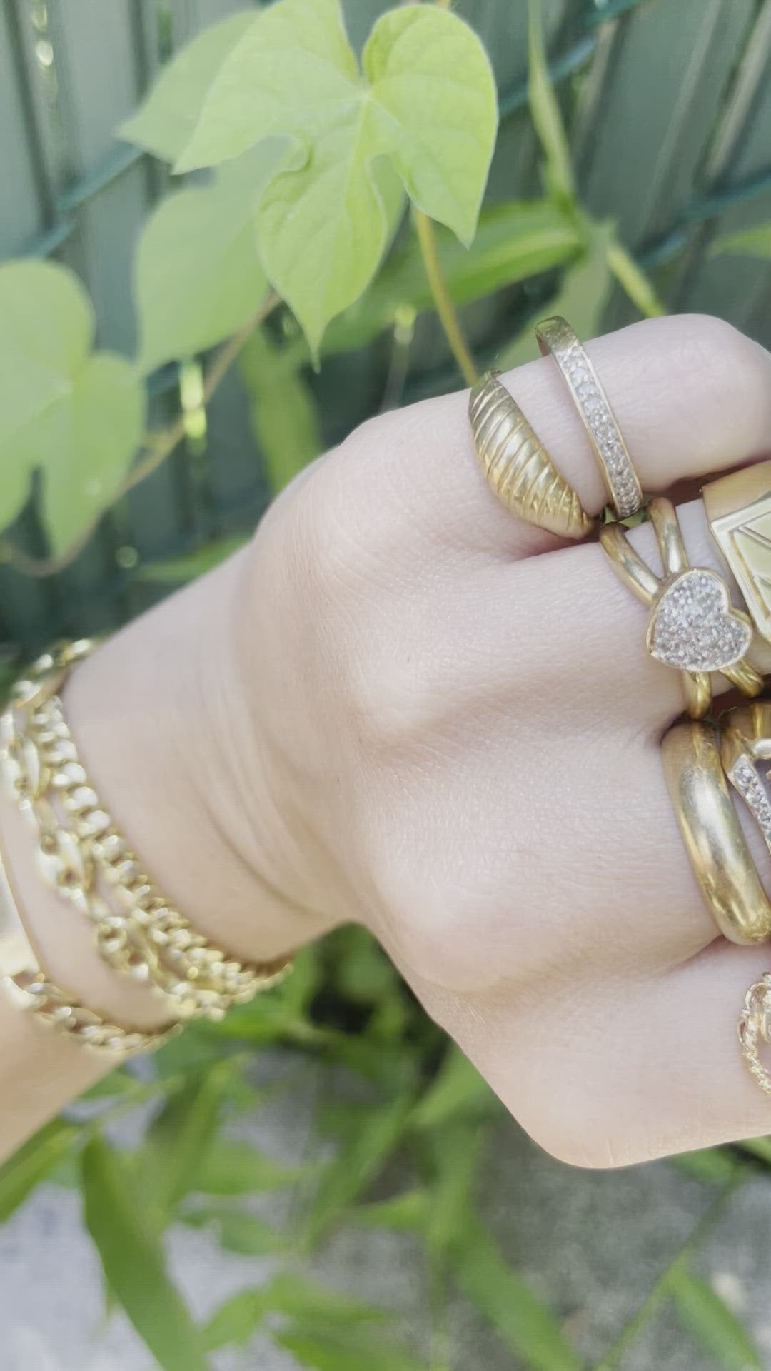 Vintage Croissant Ring