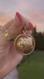 Vintage Globe Charm