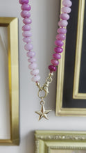 Load and play video in Gallery viewer, Ombré Pink Opal Necklace
