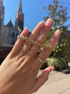 Vintage Woven Bracelet 14K Gold