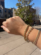 Vintage Woven Bracelet 14K Gold