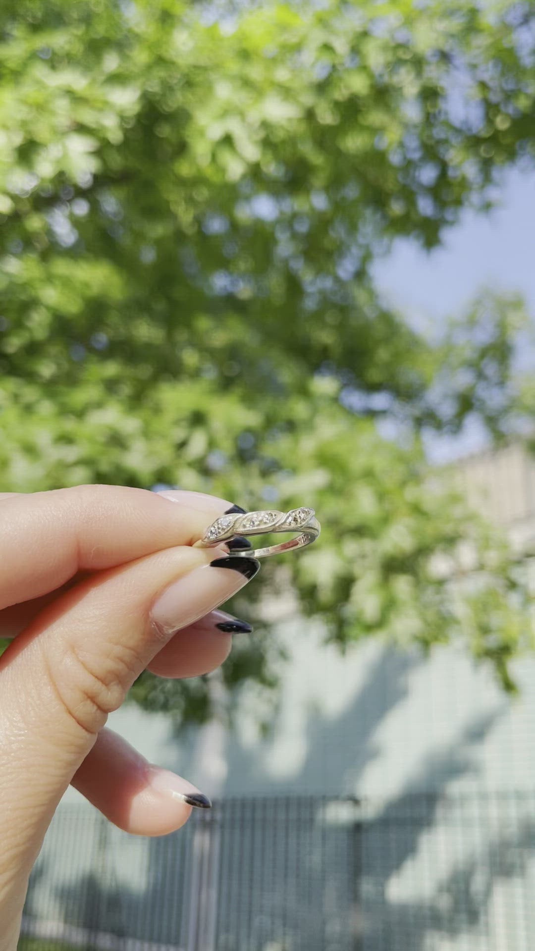 Vintage Old Mine Diamond Ring