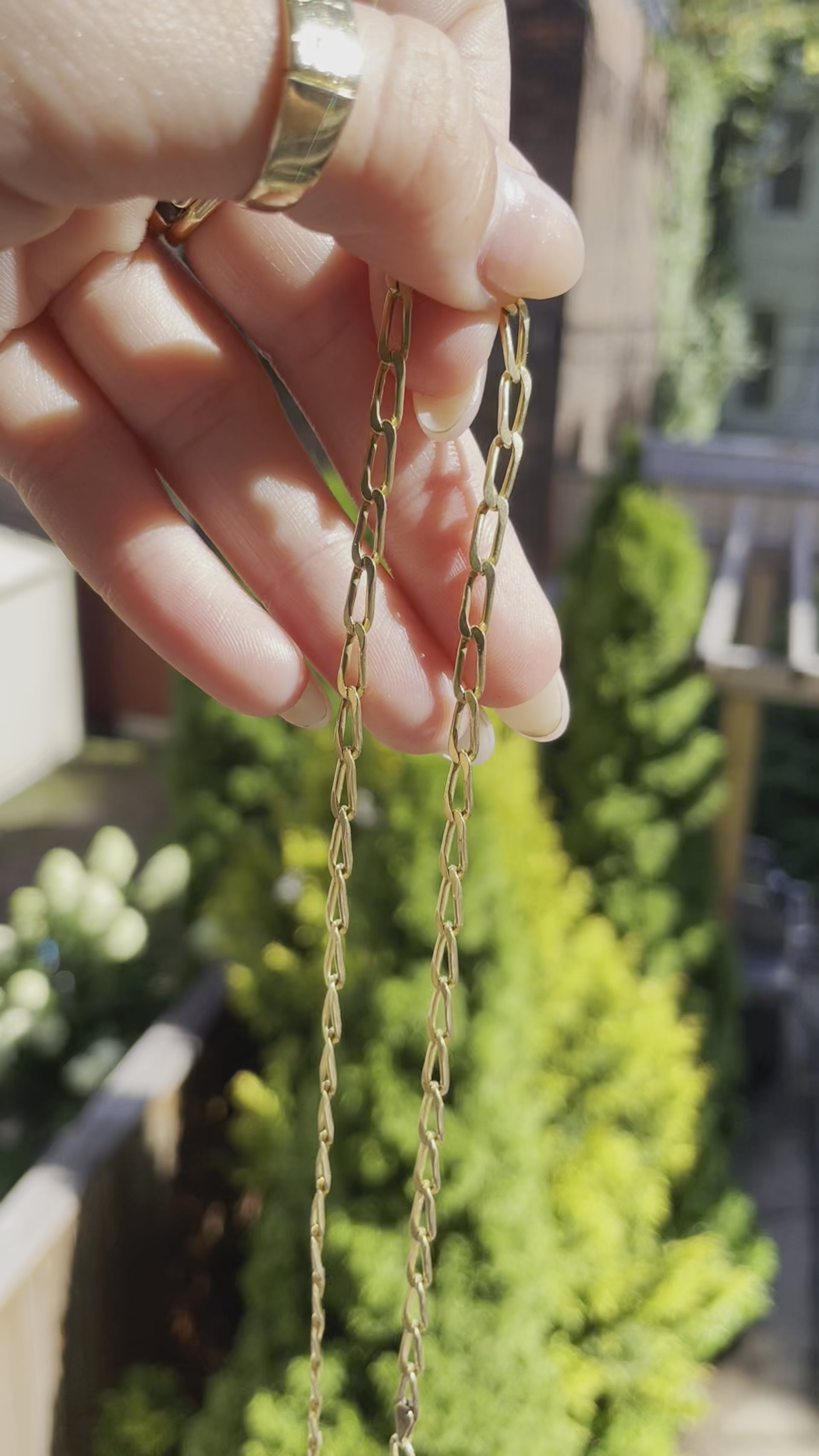 Flat Paperclip Chain
